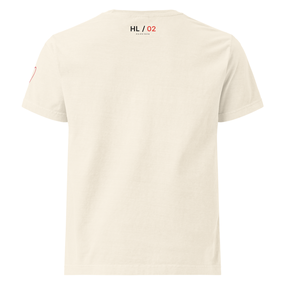 I DON'T HAVE A DOG. BUT YOU CAN STILL TALK TO ME. — Vintage White HOMS Heartlines tee, back